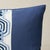 Schumacher Schumacher The Twist Embroidered 16" Lumbar Pillow in Marine For Sale - Image 4 of 4