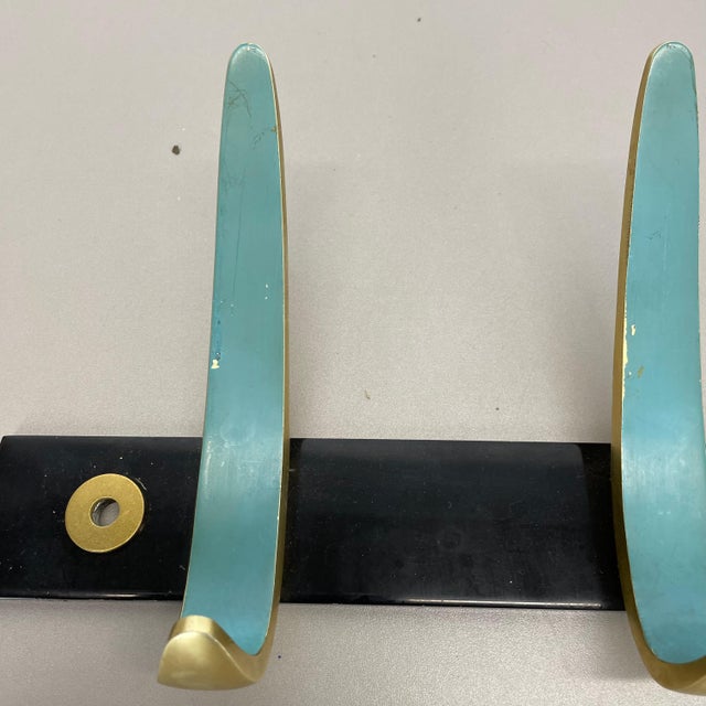 1950s Large Metal Coat Rack in the style of Auböck, France, 1950s For Sale - Image 5 of 18