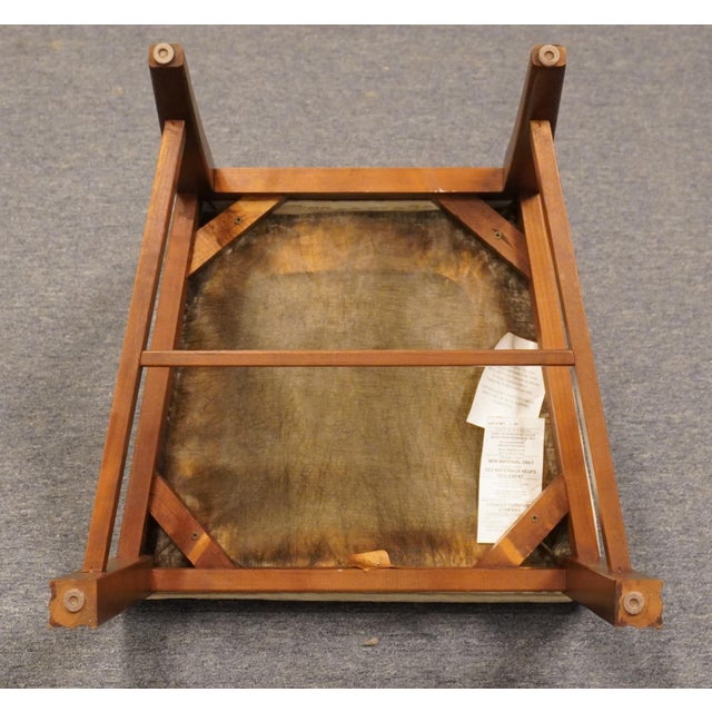 Stanley Furniture Solid Cherry Traditional Chippendale Style Dining Side Chair For Sale - Image 11 of 11