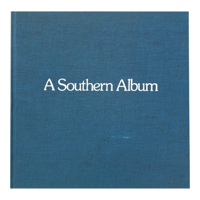 A Southern Album Signed First Edition Vintage Blue Hardcover Coffee Table Book For Sale