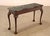 High Quality American Made Carved Ball and Claw Foot Mahogany Console or Sofa Table with Fitted Marble Top