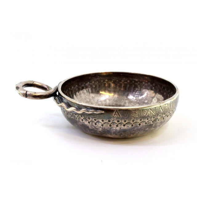 Metal Silver Cup with Coin Reliefs For Sale - Image 7 of 9