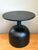 Vintage Modernist Black Wood Accent Table For Sale - Image 9 of 18