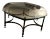 1970s Black & Glass Hexagon Coffee Table For Sale