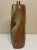 Camel Artisan Signed Live Edge Juniper Wood & Copper Sculptural Vase Wyoming 14.5” For Sale - Image 8 of 12
