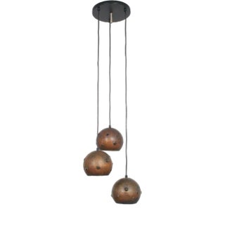 Copper Hanging Lamp from Peill & Putzler, Germany, 1960s For Sale