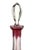 Late 20th Century Late 20th Century Nachtmann Nierstein Cranberry Red Cut Crystal Decanter 7 Wine Goblets - 8 pcs For Sale - Image 5 of 9