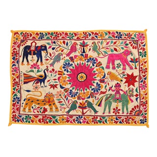 1930s Vintage Gujrati Textile For Sale