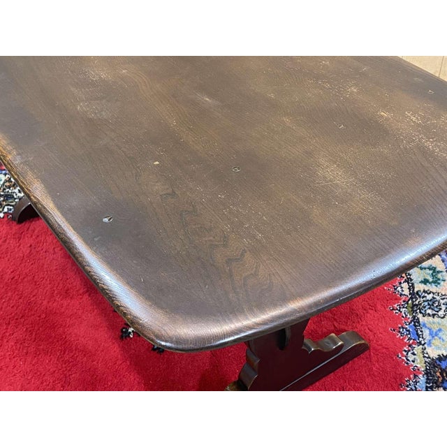 1970s Vintage Table in Elm from Ercol, 1970s For Sale - Image 5 of 12
