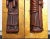 Wood 1960s Jaru California 36" Wall Art Wood Carved Figures Gold Plaques For Sale - Image 7 of 17