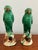 Ceramic Pair Antique Chinese Green Parrots For Sale - Image 7 of 12