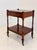 1930s English Mahogany Two-Tier Georgian Style Side Table on Casters, Circa 1930s For Sale - Image 5 of 15