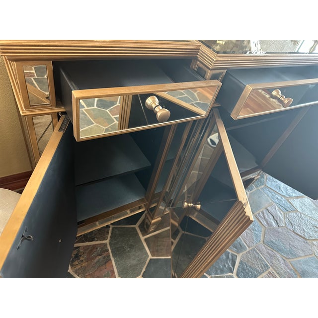 Amelie Horchow Neiman Marcus Mirrored Sideboard Buffet For Sale In Denver - Image 6 of 9