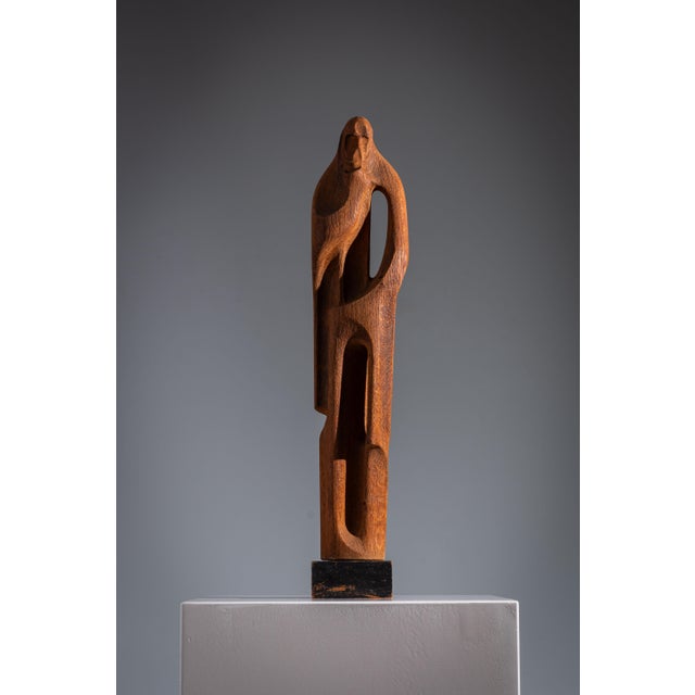 Abstract Art Deco Figure, 1920s, Wood For Sale - Image 3 of 18
