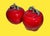 Art Deco 1970s California Ceramic Apples Shaped Storage Canisters - A Pair For Sale - Image 3 of 9