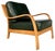 Bentwood & Leather Lounge Chair from Komfort For Sale