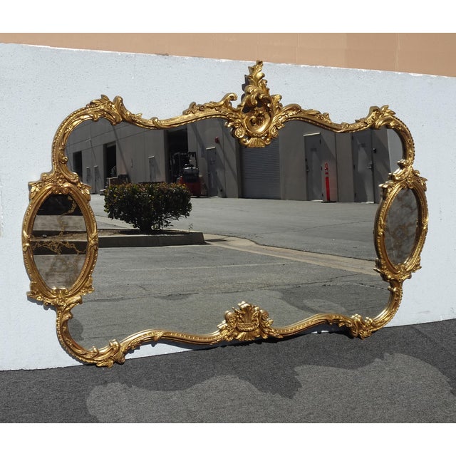 Gorgeous Mirror in Great Vintage Condition. Solid and Firm. Wear is usual for its age. Please study the photos and ask...