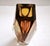 Large Faceted Amber and Clear Formia Sommerso Murano Glass Vase, Italy, 1970s For Sale - Image 16 of 18
