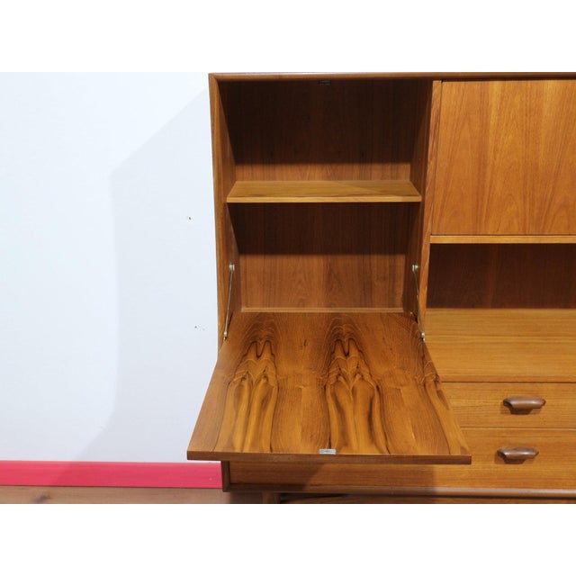 Mid Century Modern Vintage Teak Buffet Tall Credenza Sideboard by G Plan For Sale - Image 10 of 15