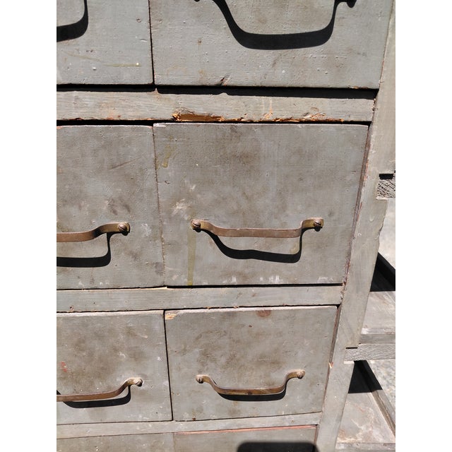 Vintage Shop Made Machinists Cabinet For Sale - Image 9 of 14