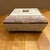 Gorgeous pink and cream polished stone box with hinged top and brass accents. Perfect accessory in any room. No mark,...