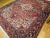 Vintage Room Size Persian Heriz, Handwoven Geometric Medallion Pattern, Red & Navy, 9’ X 11’ For Sale In Chicago - Image 6 of 12