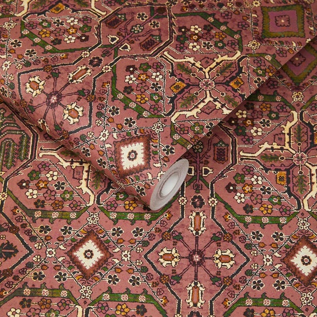 House of Hackney House of Hackney Mey Meh Wallpaper - Blush For Sale - Image 4 of 5