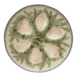 French Majolica Oyster Plate Choisy-Le-Roi, Circa 1880 For Sale