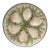 French Majolica Oyster Plate Choisy-Le-Roi, Circa 1880 For Sale
