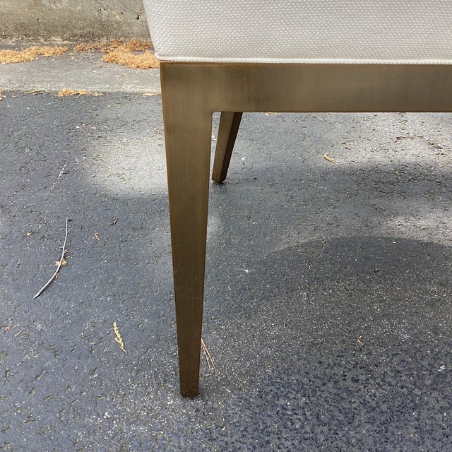 Century Furniture “Camille” Klismos Style Upholstered Side Chair – Ivory – Priced Individually For Sale - Image 10 of 10