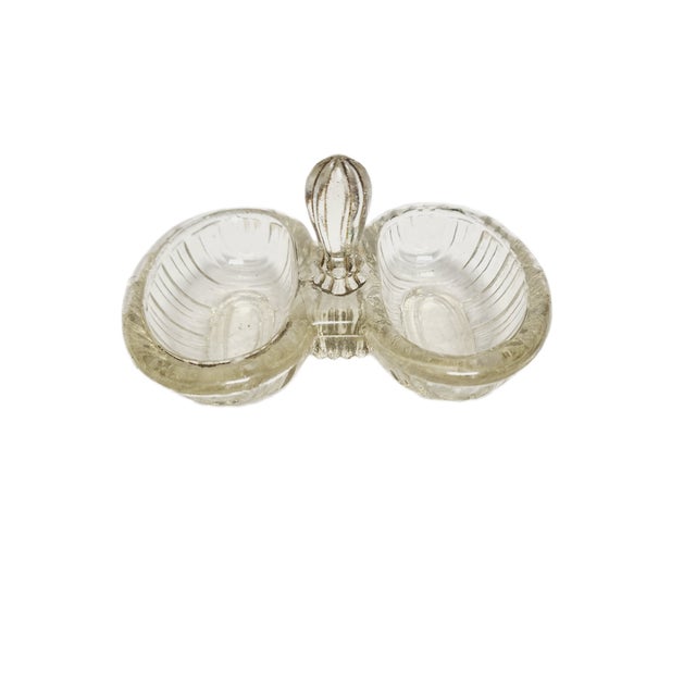 Art Nouveau Salt and Pepper Holder by HSG Ząbkowice, Poland, 1920s For Sale - Image 3 of 11