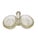 Art Nouveau Salt and Pepper Holder by HSG Ząbkowice, Poland, 1920s For Sale - Image 3 of 11