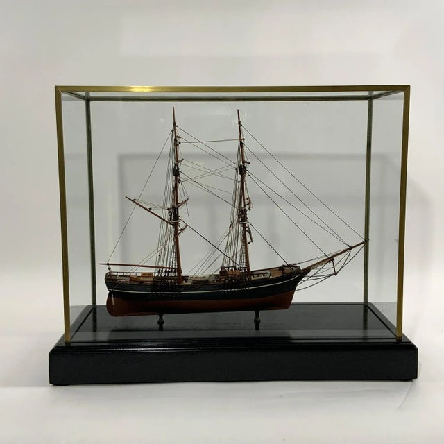 Antique Model of the Brig Volante For Sale - Image 4 of 11