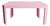 Acento Dining Table in Pink Lacquer by Moanne For Sale
