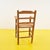 Rustic Wooden High Chair with Straw Seat, 1900s For Sale - Image 6 of 7