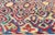 Berber Tribes of Morocco Vintage Azilal Boucherouite Moroccan Rug, 04'07 X 08'02 For Sale - Image 4 of 10