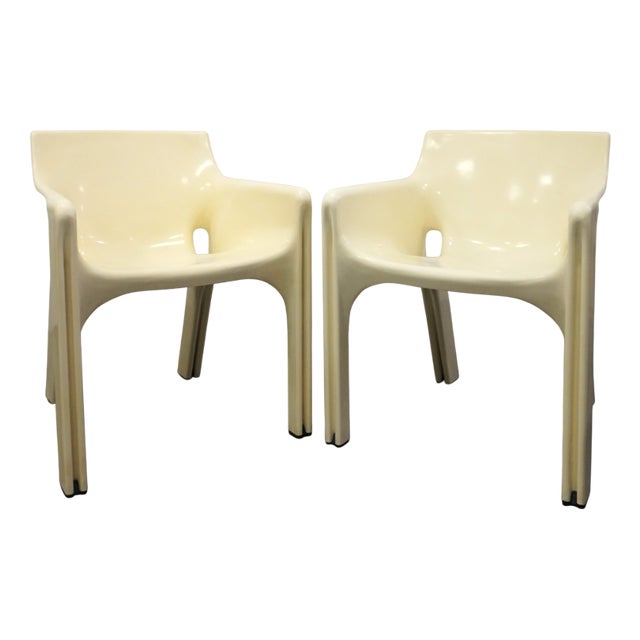 Gaudi Chairs by Vico Magistretti for Artemide, 1970s, Set of 2 For Sale