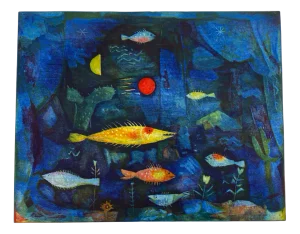 Yoshi Takahashi, Fish, Aquatint Etching, 1970s
