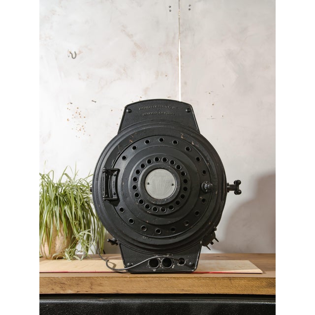 Black Large Hollywood Film Spotlight from Bardwell & McAlister, 1940s For Sale - Image 8 of 18