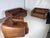 Animal Skin Leather Lounge Set from de Sede, 1970s, Set of 3 For Sale - Image 7 of 12
