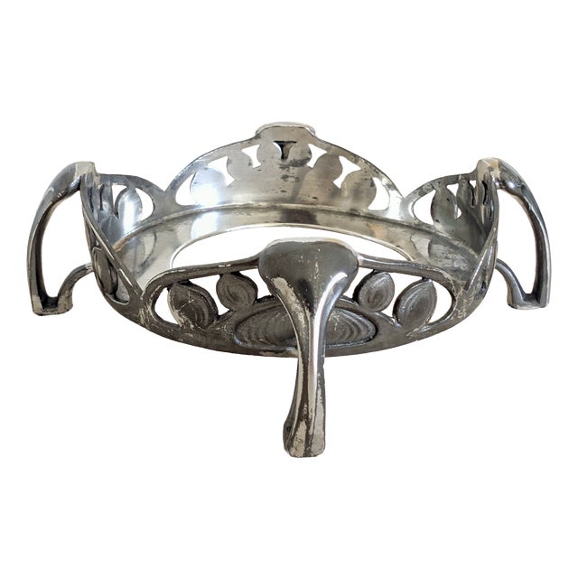 Art Nouveau Pewter Bottle Holder by Archibald Knox for Liberty & Co., 1905 For Sale