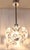 1970s Vintage Ceiling Lamp with Chrome-Plated Metal Frame and Patterned Lead Crystal Plate Drops, 1970s For Sale - Image 5 of 8
