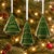 Add timeless seasonal style to your holiday décor with this Ceramic Tree Ornament Set. Featuring classic tree designs...