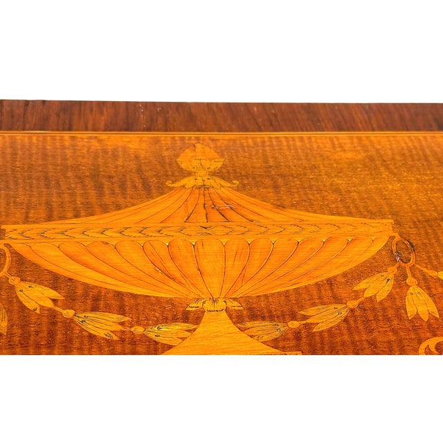 Small Demi Lune Side Table from Edwards & Roberts, 1890 For Sale - Image 6 of 14