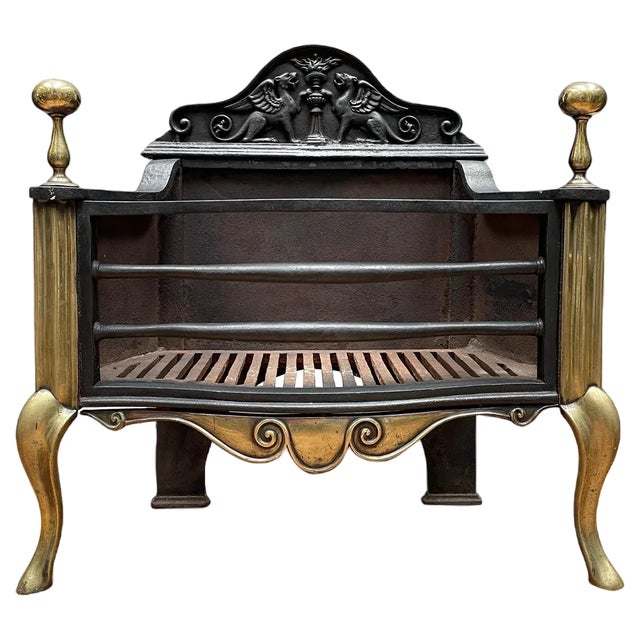 English Fire Grate by Thomas Elsley, 1860s For Sale