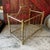 Vintage Brass Bamboo-Style Magazine Holder With Wire Frame & Handle For Sale - Image 10 of 13