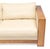 Hugues Chevalier Sofa. "Charleston" Model. Solid wood frame. Upholstered in supple lambskin. All cushions have removable...