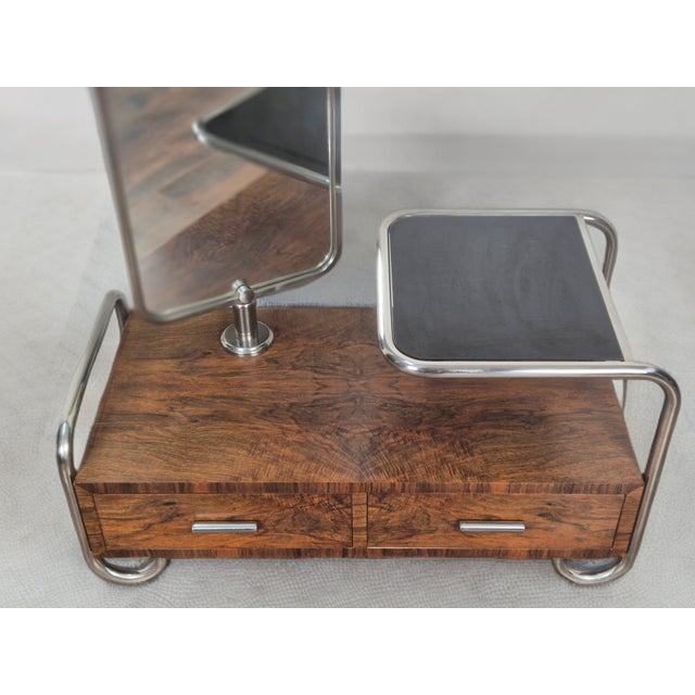 Slezak Dressing Table in Walnut by Robert Slezak for Slezak Factories, 1930s For Sale - Image 14 of 15