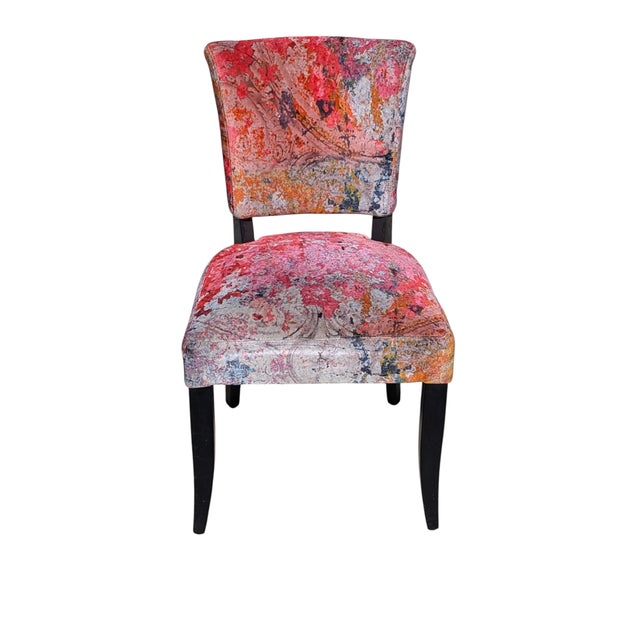 Timothy Oulton Mimi Dining Chair in Faded & Graded Velvet by Timothy Oulton For Sale - Image 4 of 4