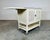 Founders Furniture Company Mid-Century Drop-Leaf Buffet Server, White Lacquer, Cane Front For Sale - Image 4 of 11